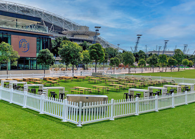 Mod-Picket Fence: The Event Fence of Choice for Weddings, Festivals, and Corporate Events