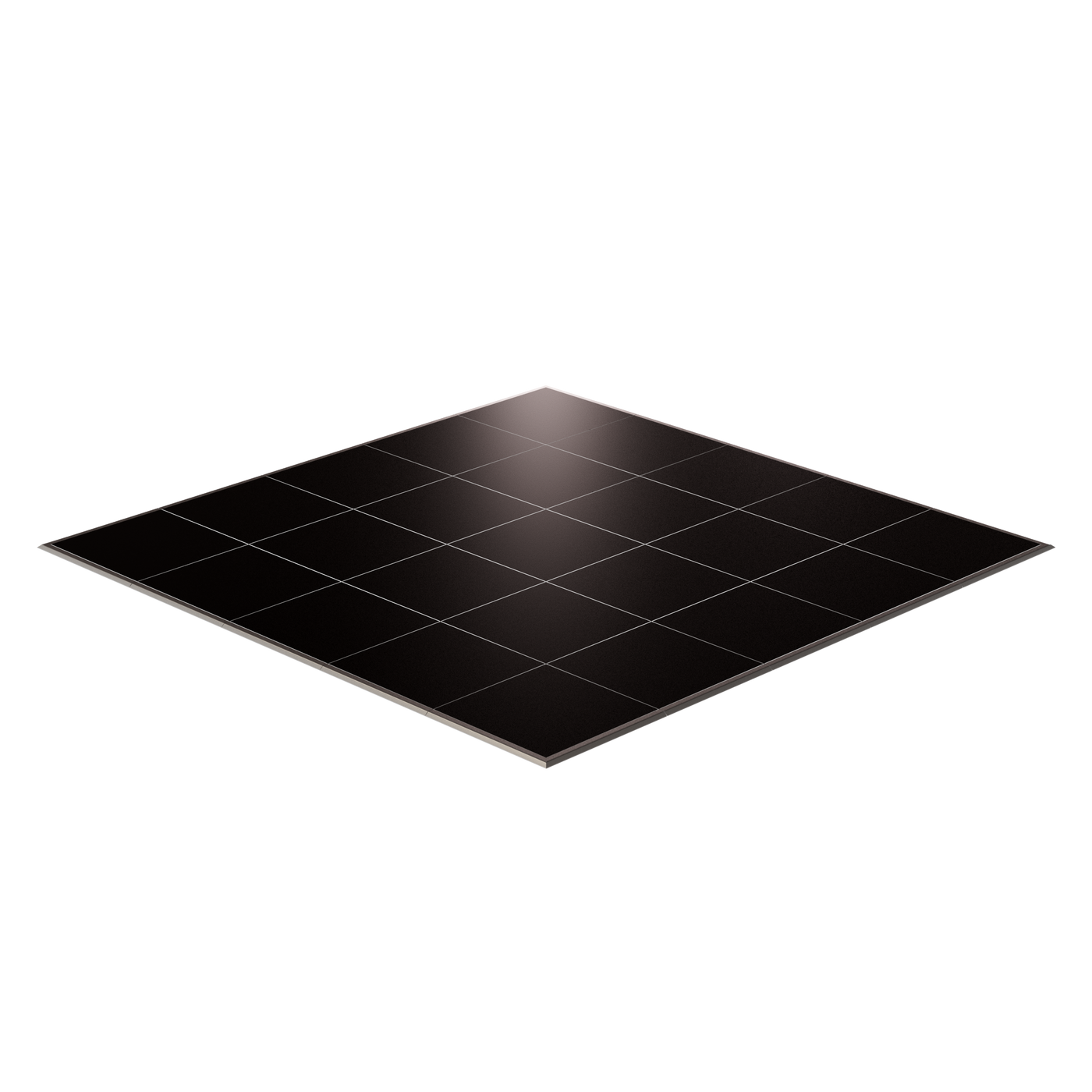 California Portable Dance Floor | Black Laminate Kit | 4'x4' Panels