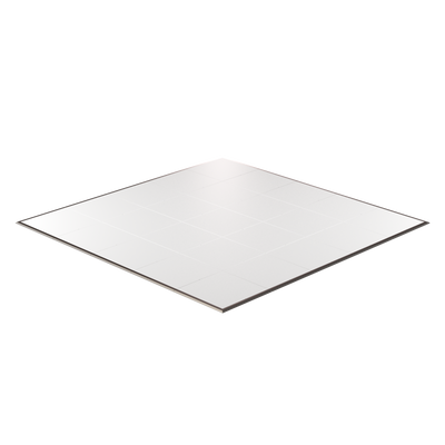 California Portable Dance Floor | White Laminate Dance Floor Kit | 4'x4' Panels