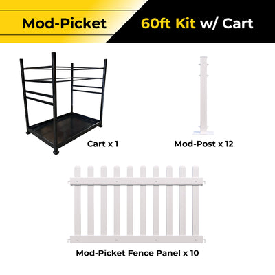 Mod-Picket Fence | 60ft Kit