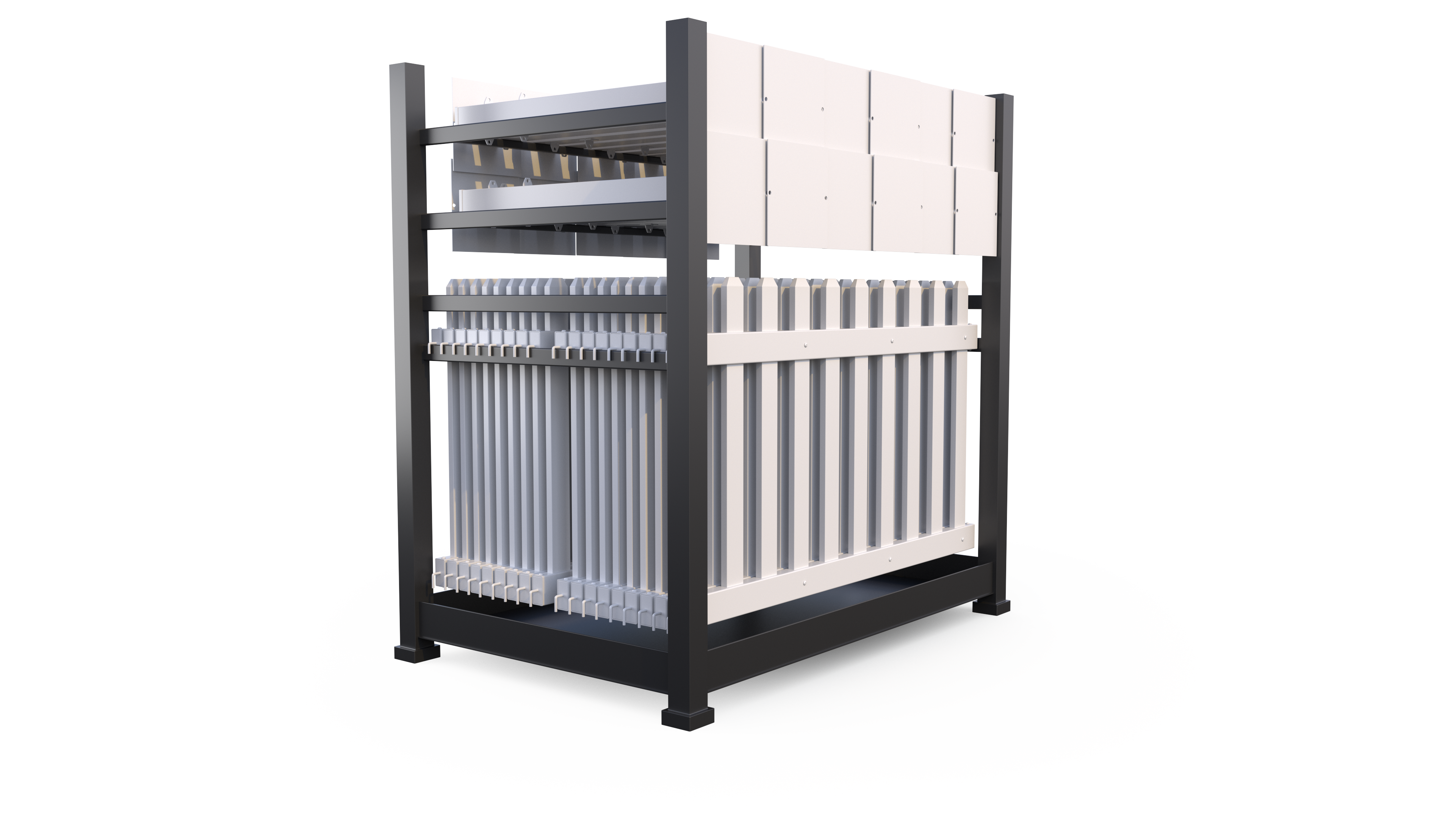 Mod-Fence Cart  | Holds up to 20 panels and 24 posts