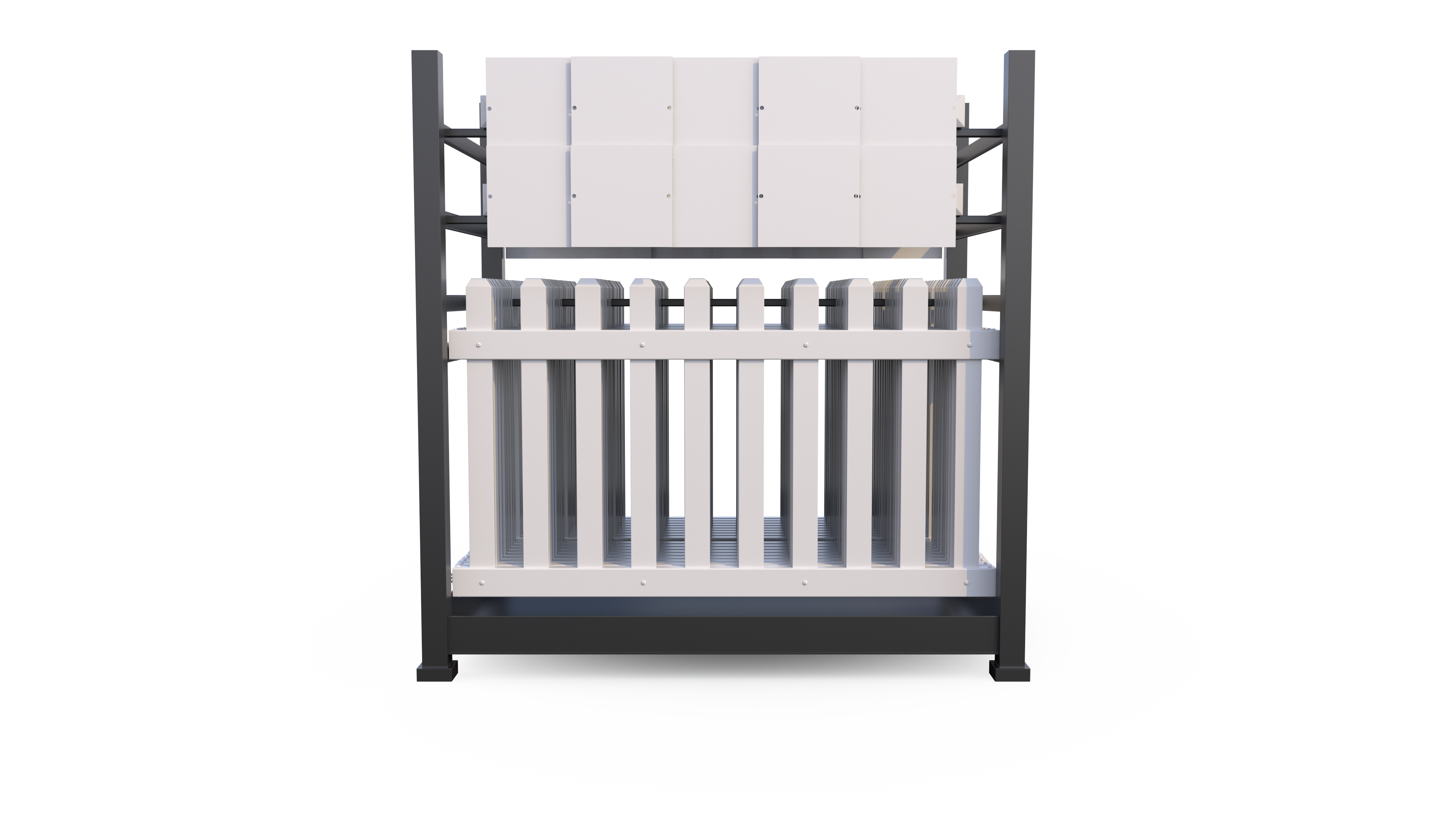 Mod-Fence Cart  | Holds up to 20 panels and 24 posts