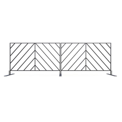 Mod-Elite Fence | Black | 120ft Kit with Cart