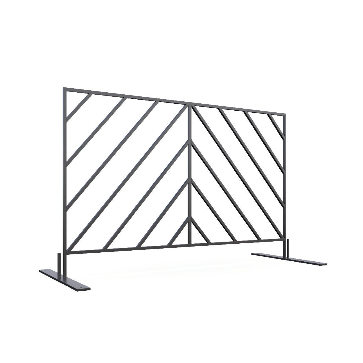 Mod-Elite Fence | Black | 60ft Kit with Cart
