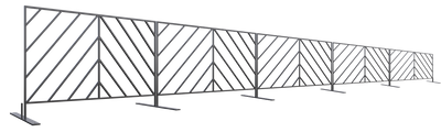 Mod-Elite Fence | Black | 300ft Kit with Cart