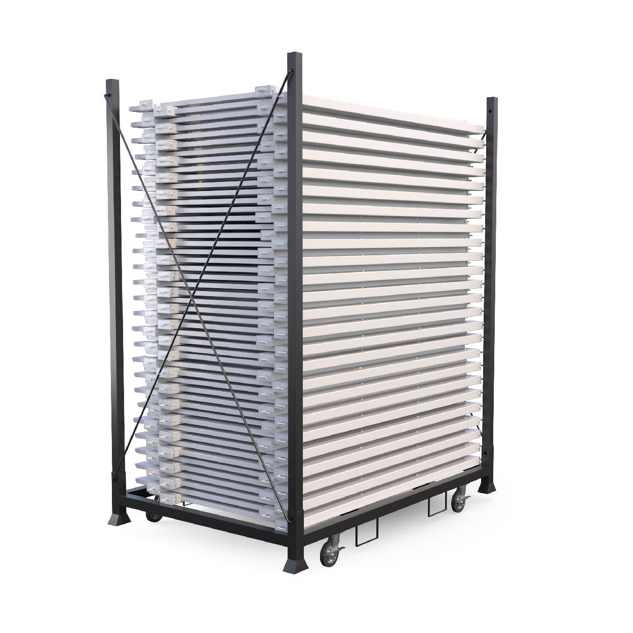 Mod-Fence Cart | Holds up to 50 panels