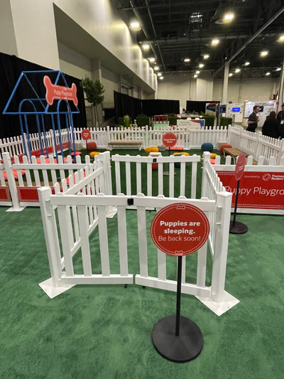 Modpicket with gate puppy park