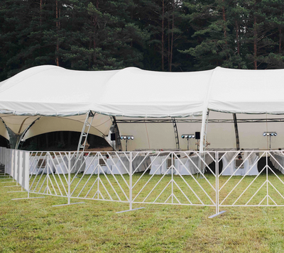 Mod-Elite Fence | White | 300ft Kit with Cart