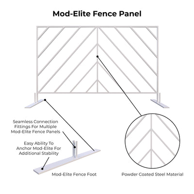 Mod-Elite Foot Connector | White