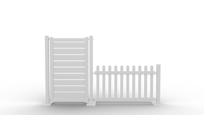 Mod-Privacy 6'x20' Kit | 5 Panels, 6 Posts