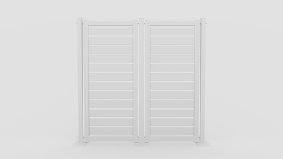 Mod-Privacy 8'x20' Kit | 5 Panels, 6 Posts