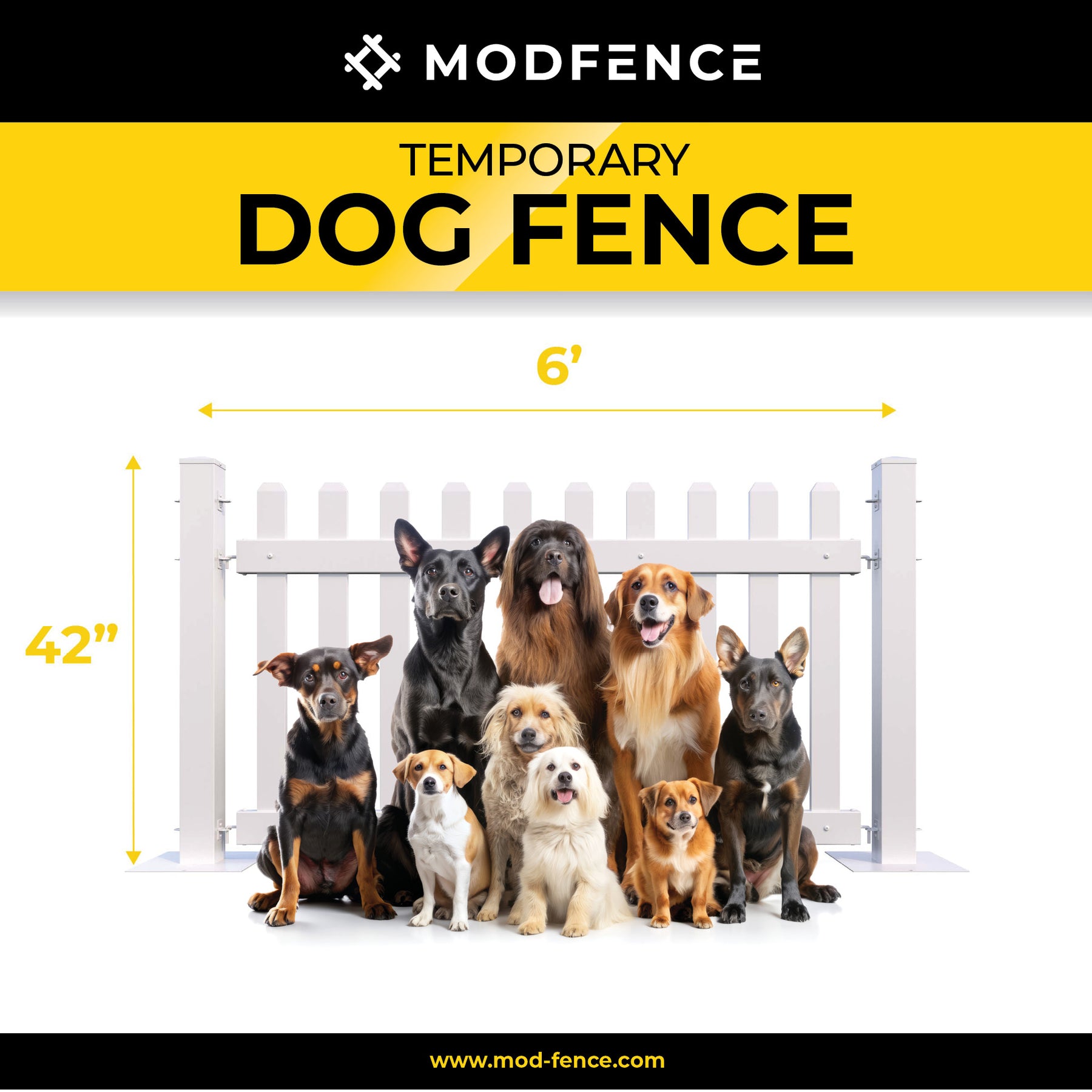 Temporary Fencing for Dogs – Mod-Fence Systems