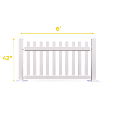 Mod-Picket Temporary Event Fence Panel 