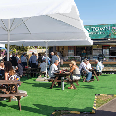 Outdoor Event Dining Turf Floor Cover