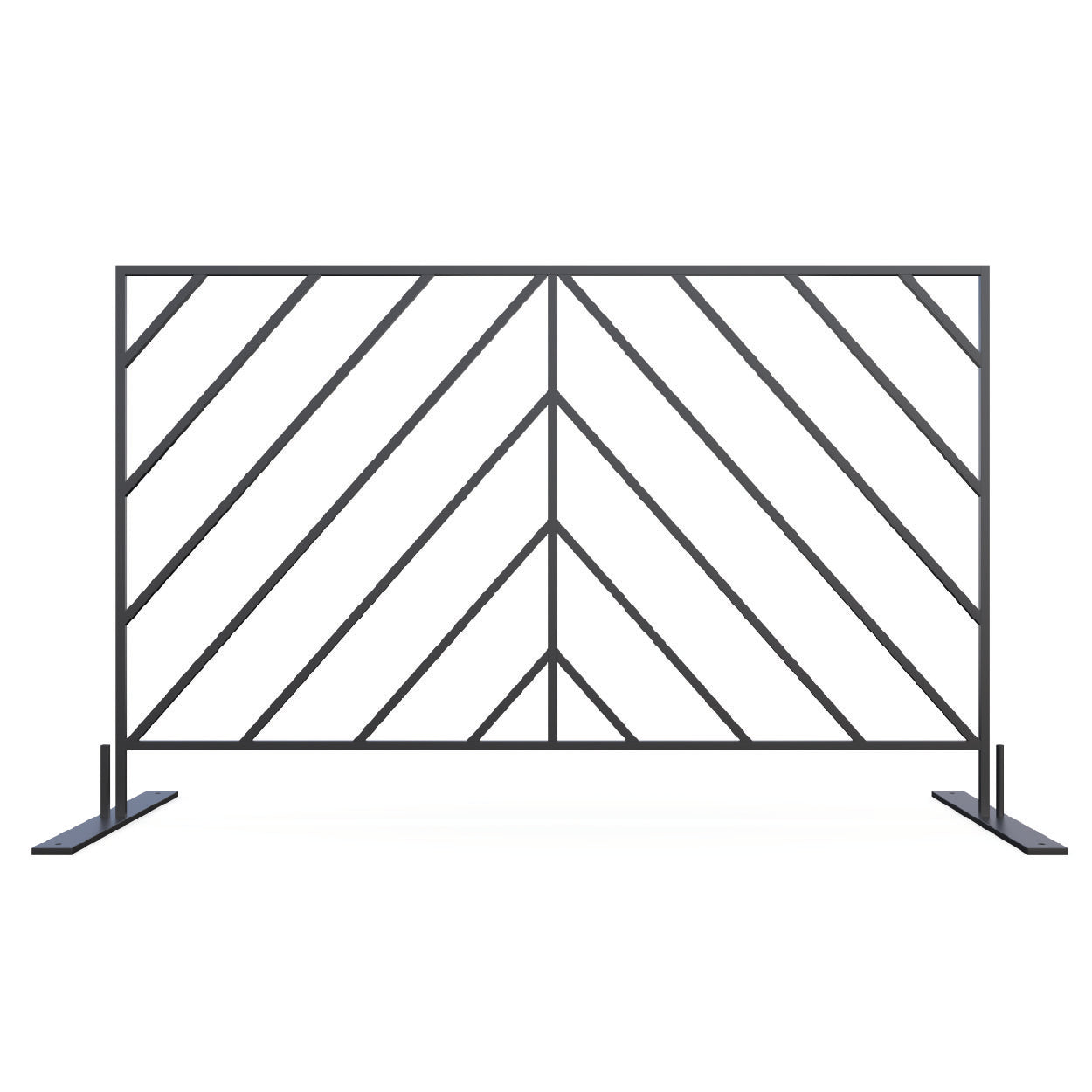 Mod-Elite 6ft Fence Panel | Black