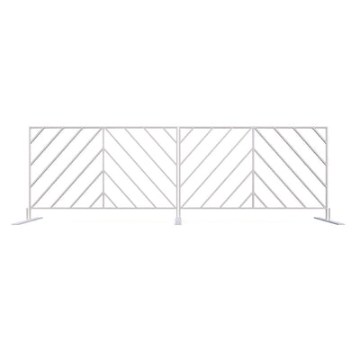 Mod-Elite 6ft Fence Panel | White