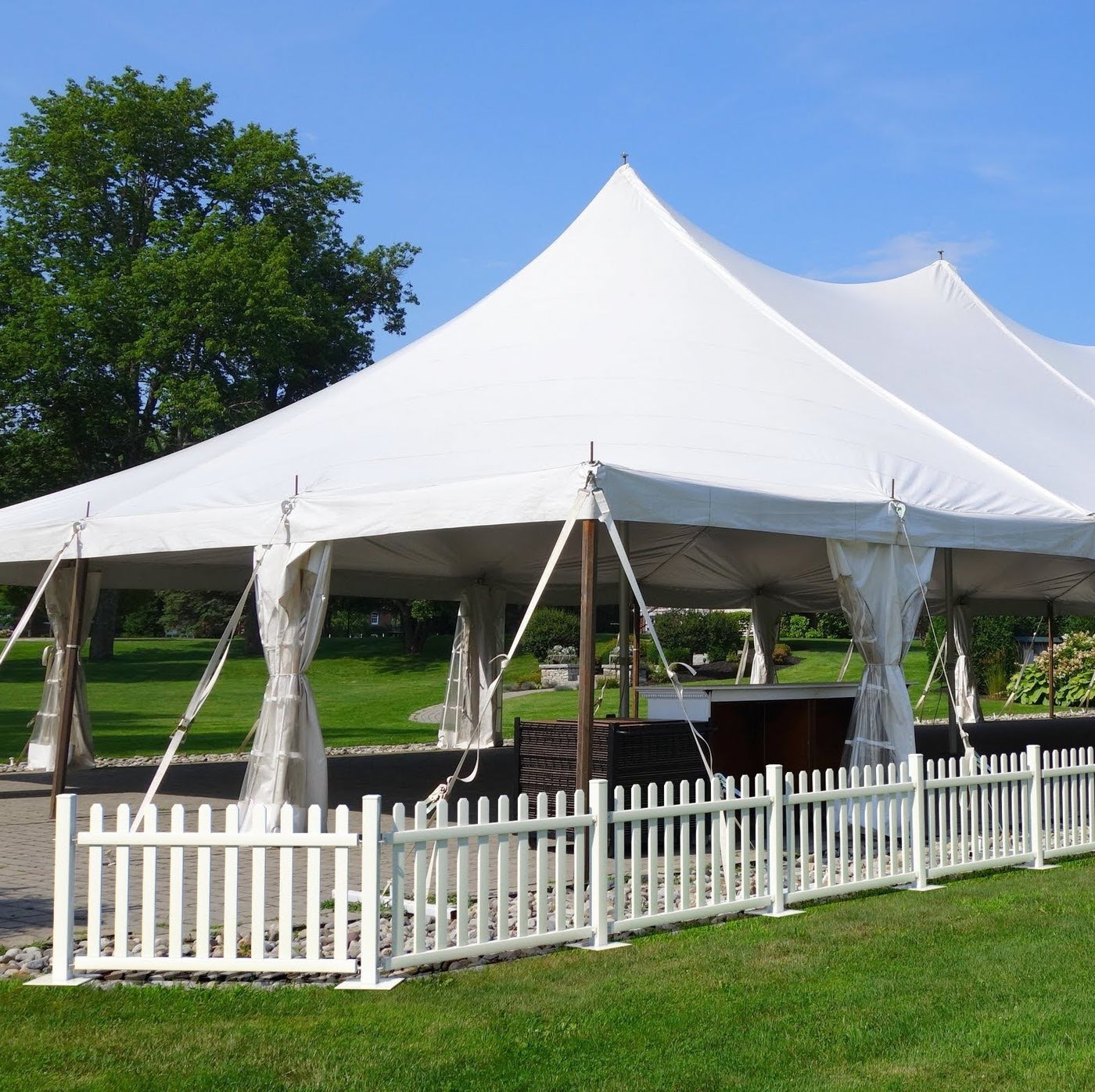 Temporary Fencing For Tent Events